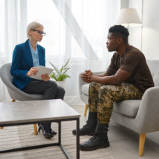 man having a consultation with his doctor