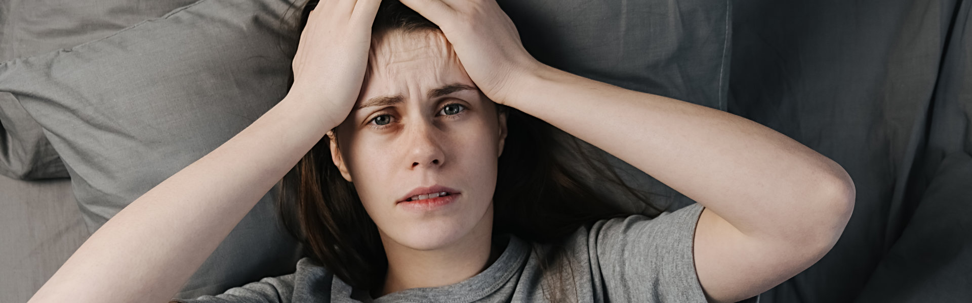 woman having an insomnia