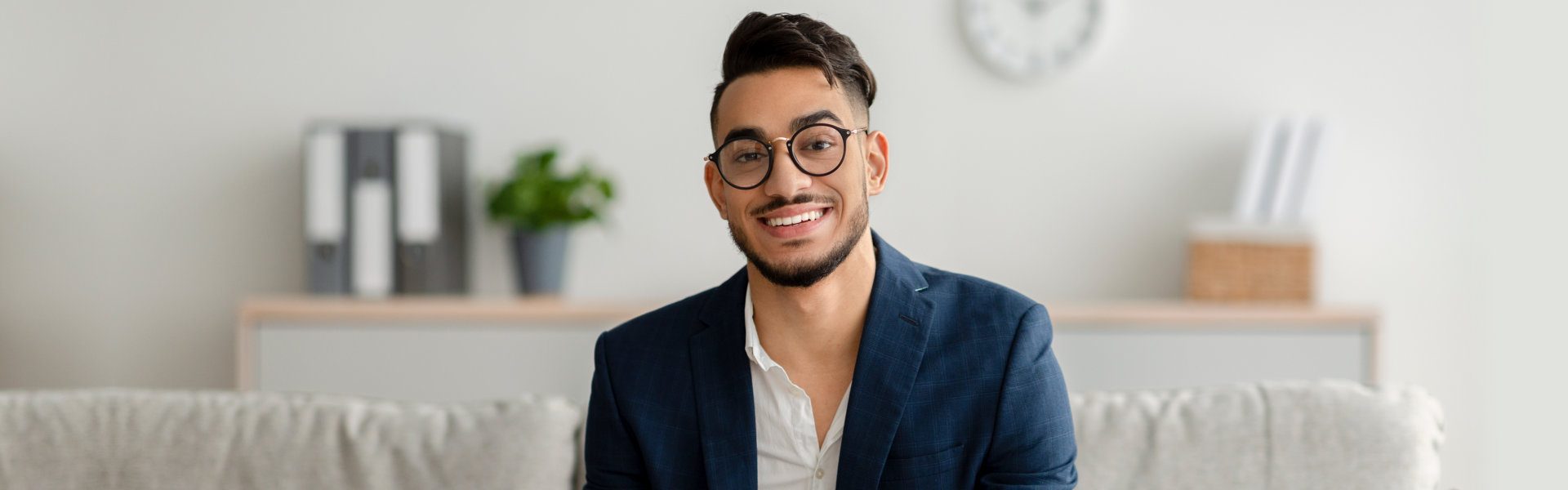 male psychologist in his office